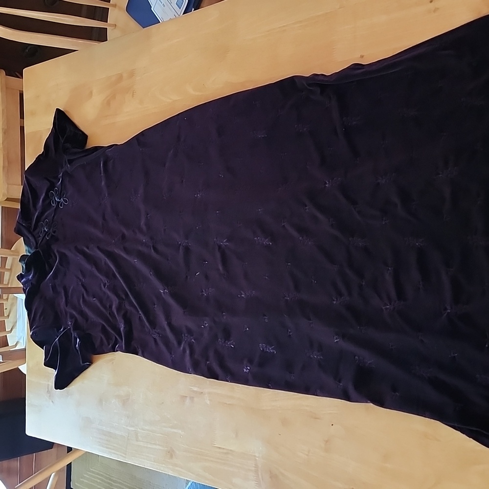 Molly Malloy purple oriental style dress
